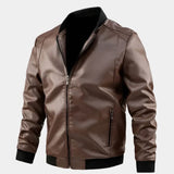 Veste en cuir essentielle
