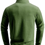 Pull à zip à manches longues