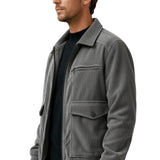 Veste en Corduroy pour Homme – Gris