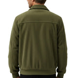 Veste en velours côtelé pour homme – Vert armée