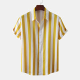 Chemise d'Été Rayée Respirante