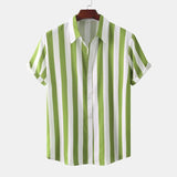 Chemise d'Été Rayée Respirante