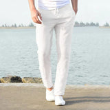 Pantalon en Lin Décontracté