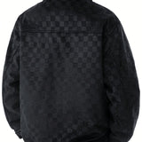 Veste en Suède à Carreaux