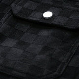 Veste en Suède à Carreaux