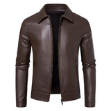 Veste en Cuir Business Décontractée