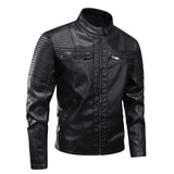 Veste en Cuir Multi Poches