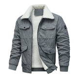 Veste en Velours Côtelé Élégante