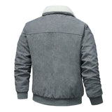Veste en Velours Côtelé Élégante