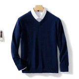 Pull élégant à col en V