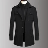 Manteau en Laine à Col Double