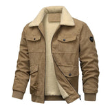 Veste en Velours Côtelé Élégante