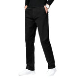 Pantalons en Coton Coupe Droite