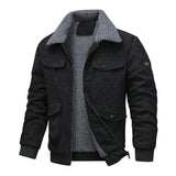 Veste en Velours Côtelé Élégante