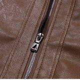 Veste de Biker en Cuir Vintage