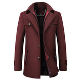 Veste d'Hiver en Laine Élégante