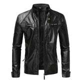 Veste en Cuir Élégante pour Homme