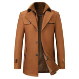 Veste d'Hiver en Laine Élégante