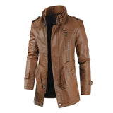 Veste de moto élégante en cuir