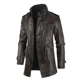 Veste de moto élégante en cuir