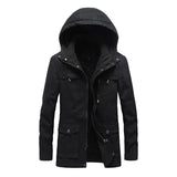 Veste d'hiver élégante coupe-vent