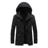 Veste d'hiver décontractée en coton