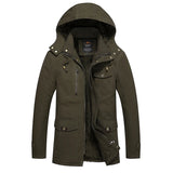 Veste d'Hiver Élégante en Coton Doublé