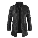 Veste de moto élégante en cuir