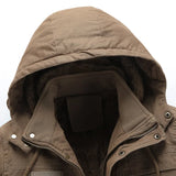 Veste d'hiver décontractée en coton