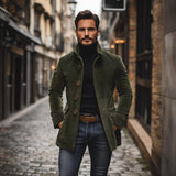 Manteau en Velours Côtelé Vintage