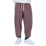 Shao - Pantalons harems confortables en coton