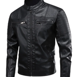 Veste en Cuir Rétro