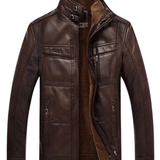 Veste en Cuir Haut de Gamme pour Homme