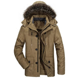 Veste d'hiver avec capuche en coton