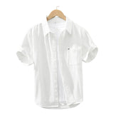 Chemise en Coton à Manches Courtes